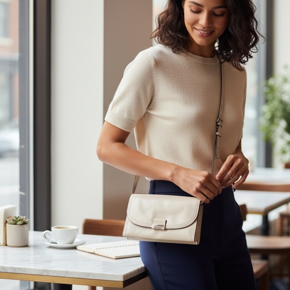Cole Haan Lock Group smartphone crossbody bag